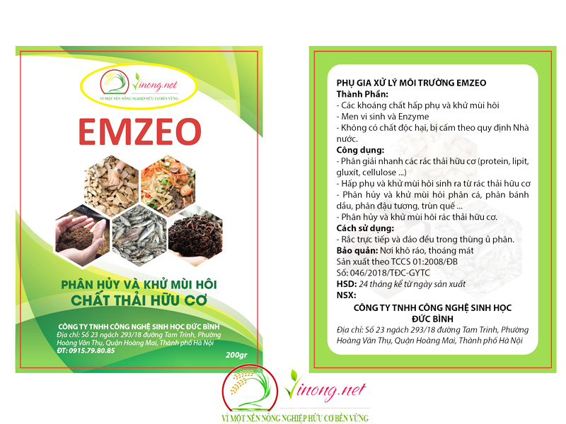 Chế phẩm vi sinh EMZEO gói 200gr