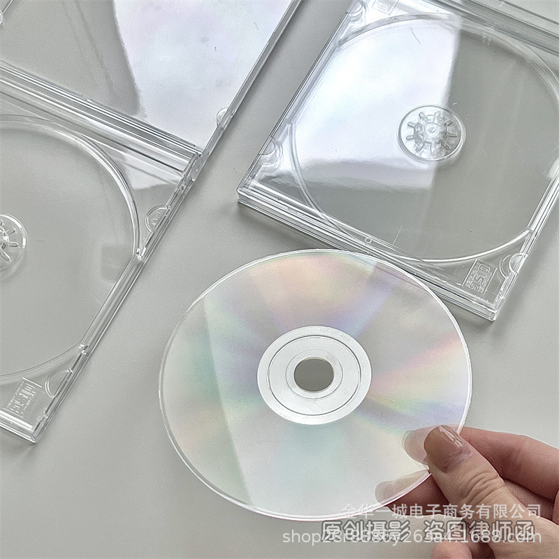 Đĩa CD Trắng Kèm Hộp Trang Trí Thủ Công