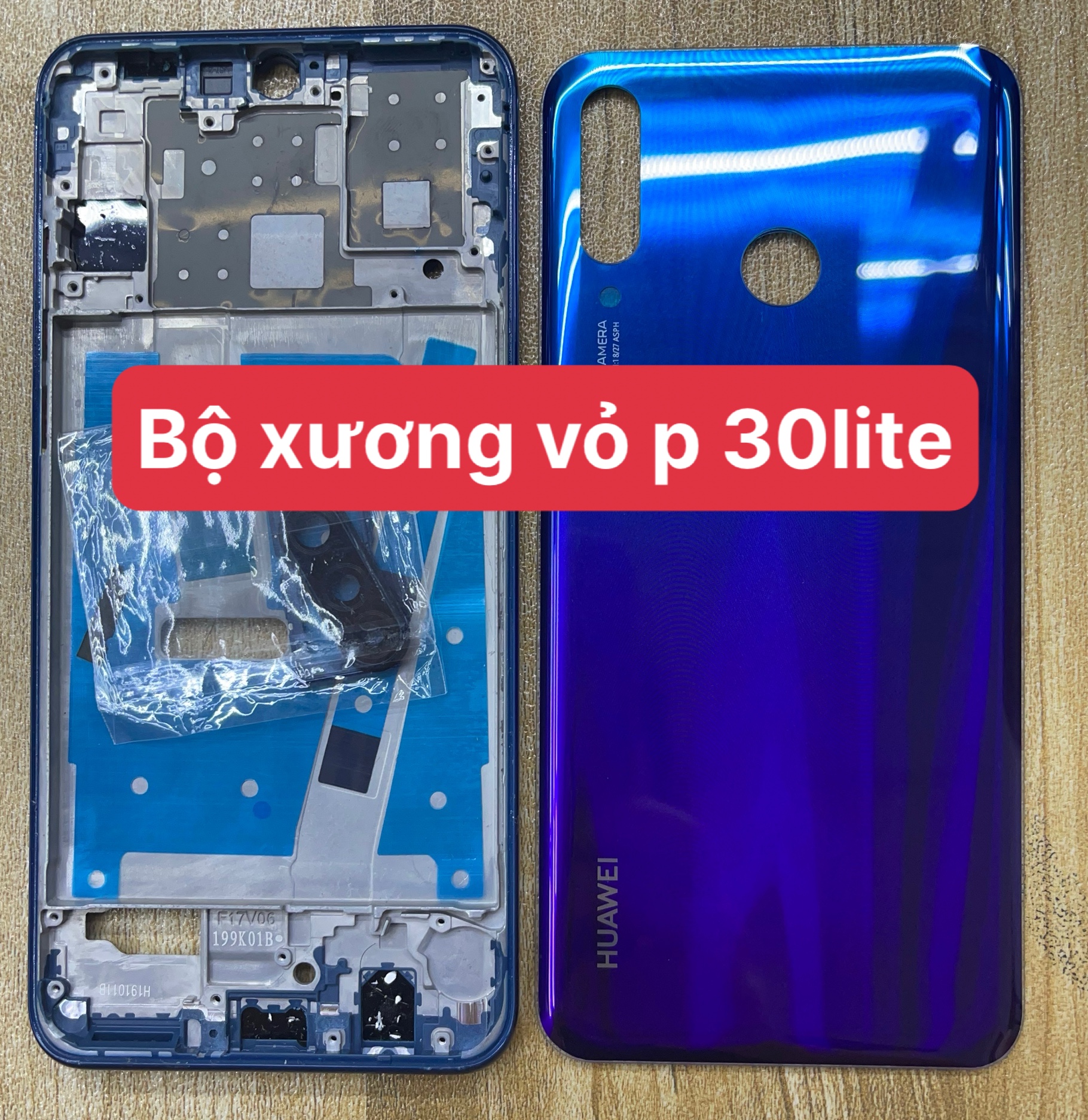 Bộ vỏ zin mới điện thoại huawei p30 lite