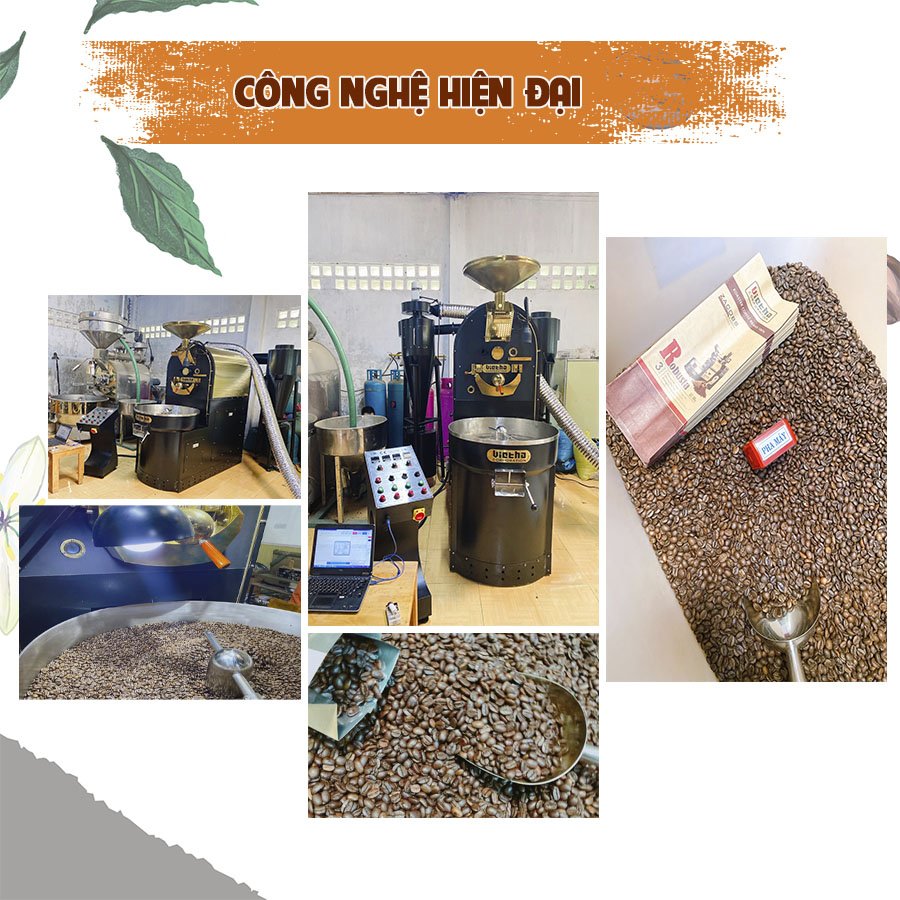 Cà phê Robusta Honey nguyên chất rang mộc 500gr