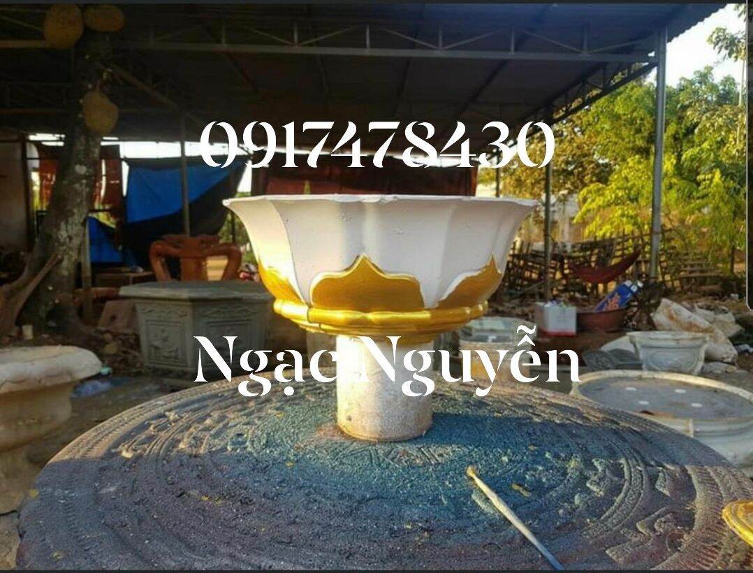 Khuôn Chậu tròn rộng 35cm cao 18cm