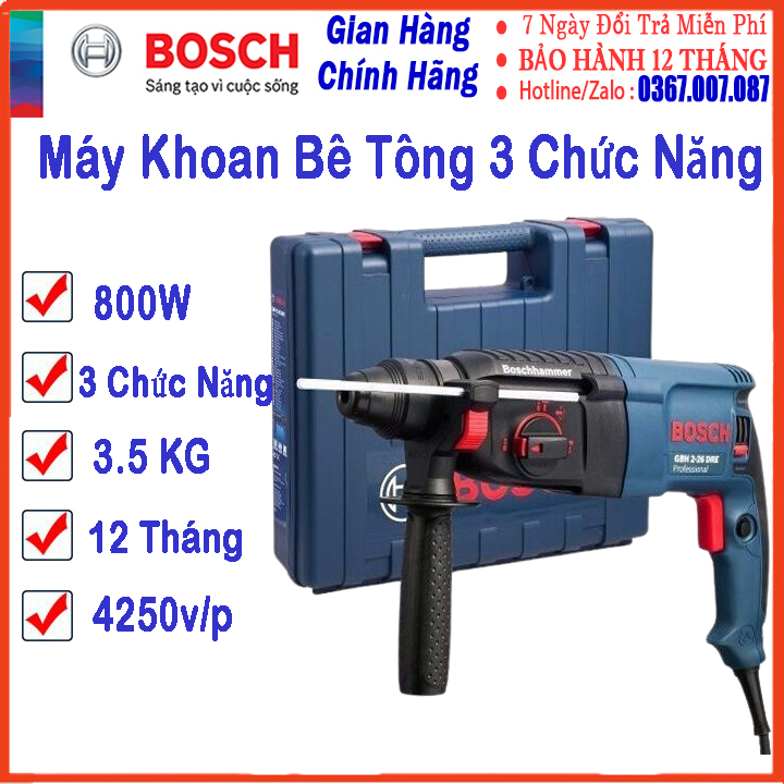 Máy khoan bê tông 2-26 - máy khoan - máy khoan vali 2-26 cao cấp - sản phẩm không thể thiếu cho mọi gia đình - bảo hành toàn quốc 1 đổi 1 bởi nhà bán hàng shop bbq1