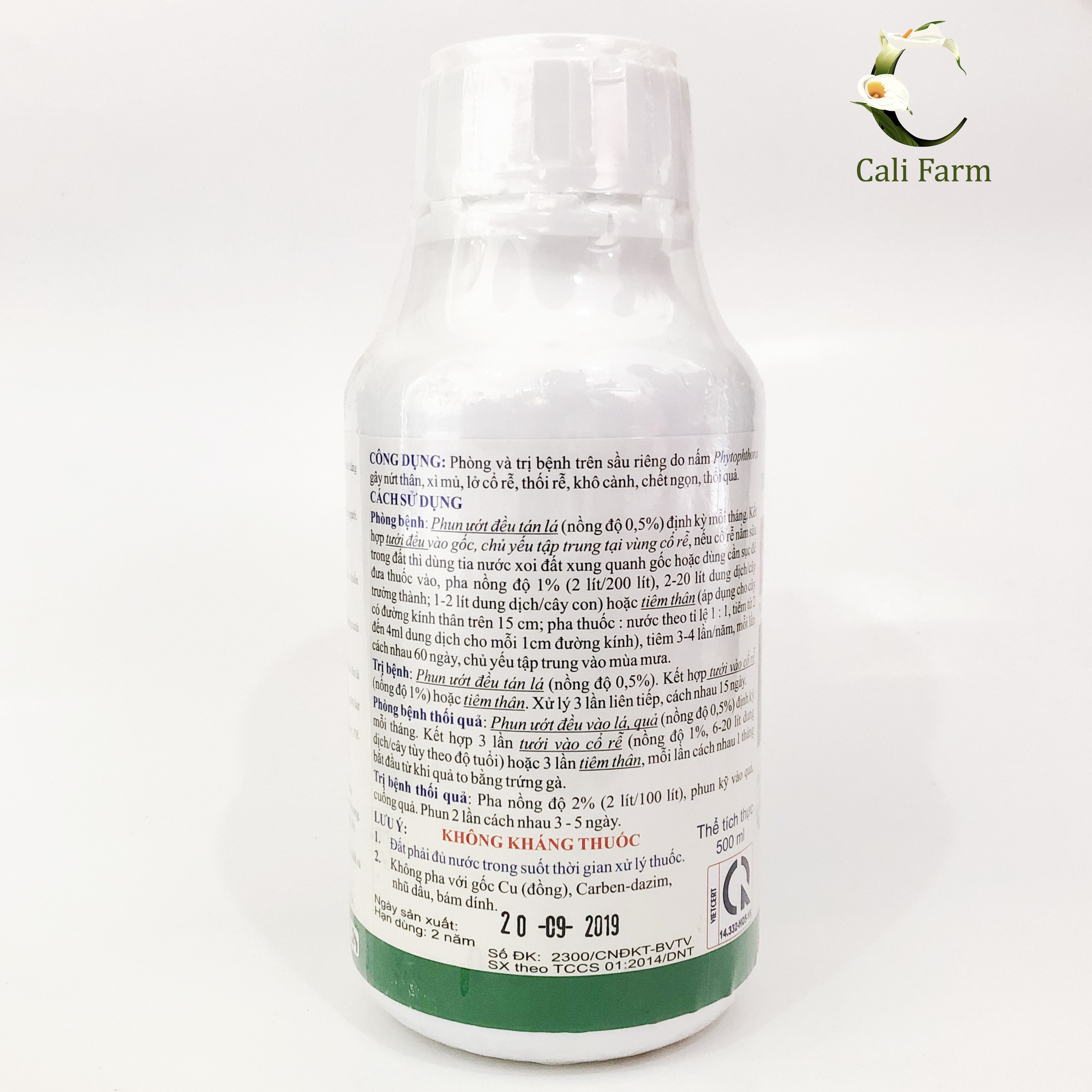 Chế phẩm trừ bệnh AGRIFOS 400 chai 500ml