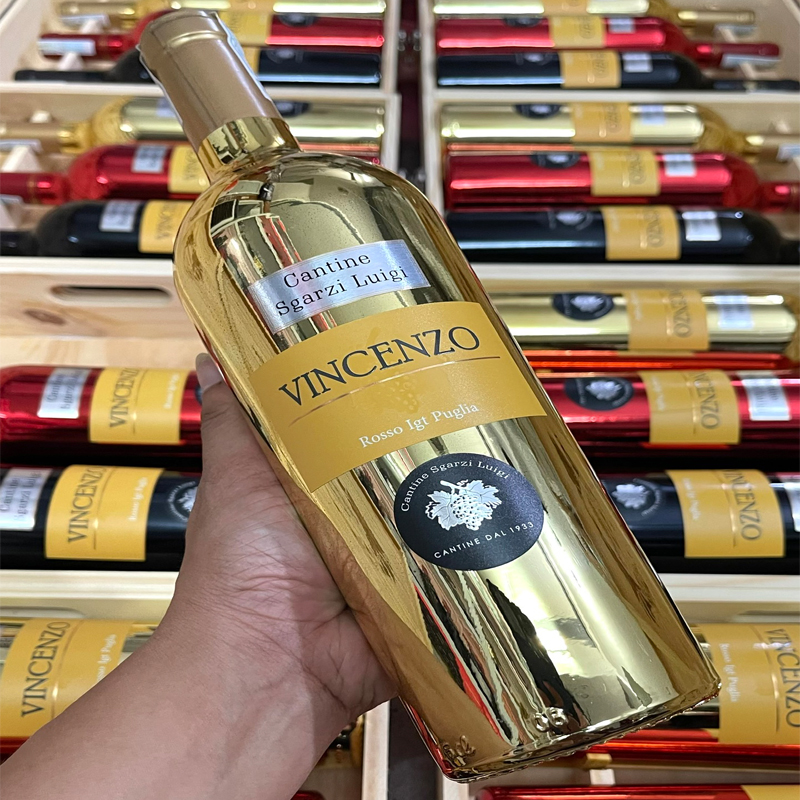 Vang đỏ nhập khẩu Ý VINCENZO 14% - vang chát
