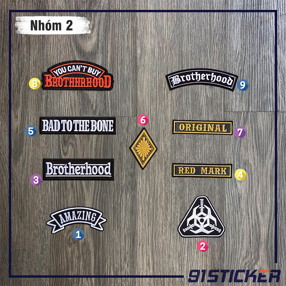 Sticker ủi áo HARLEY cho AE chơi hệ MOTOR, BIKER phần 2