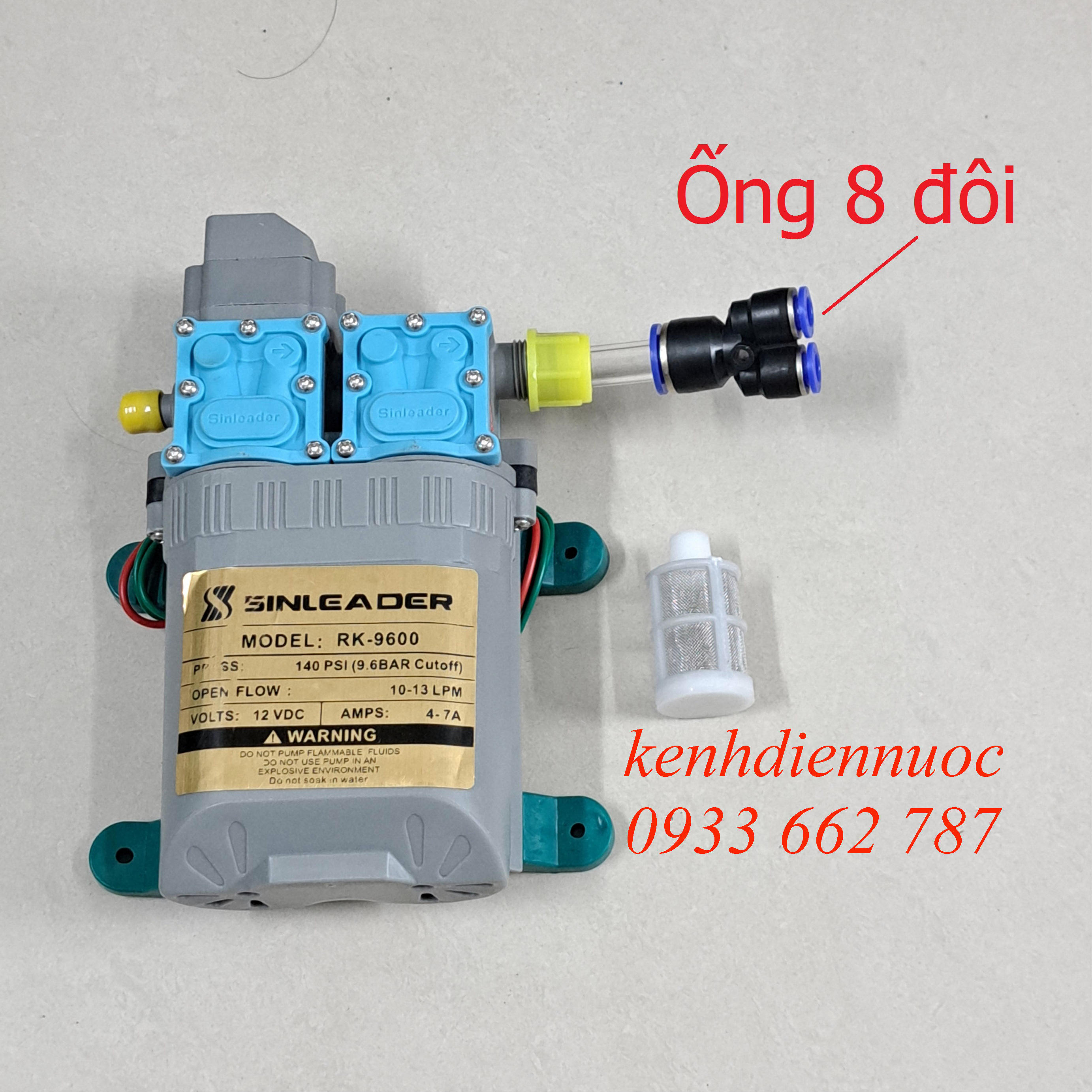Máy bơm đôi 12V Sinleader