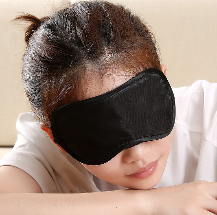 Che mắt bịt mắt khi ngủ màu đen