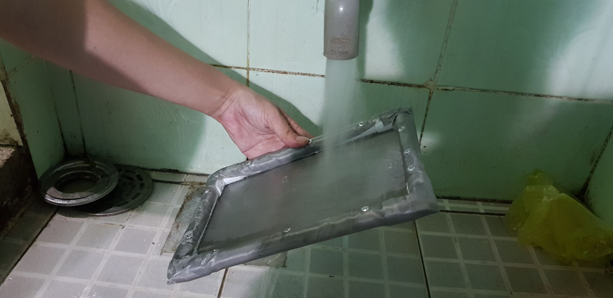 khung lưới inox lọc nước bể cá. Mesh 250