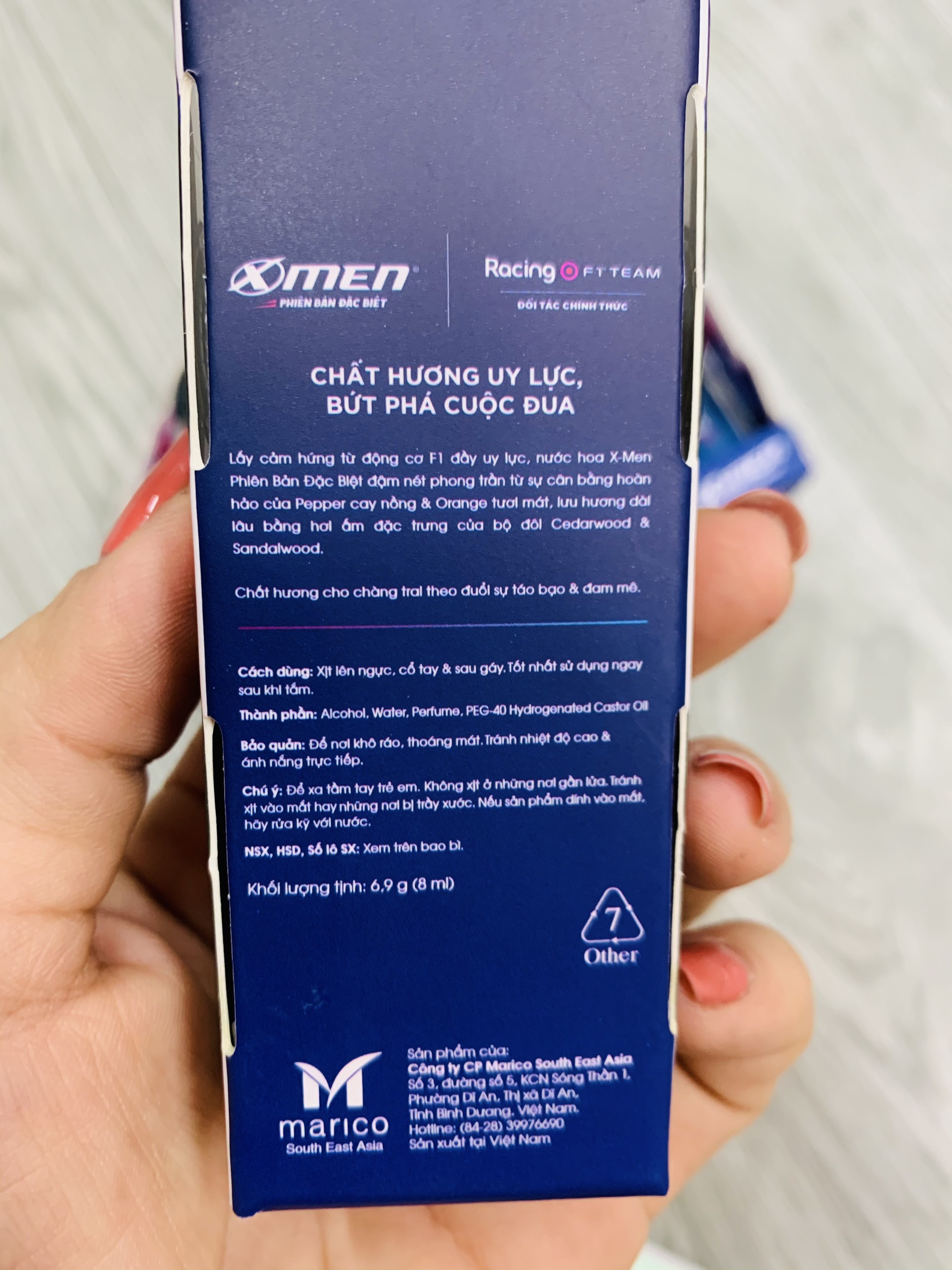 1CHAI NƯỚC HOA XMEN MAN UP 8ML