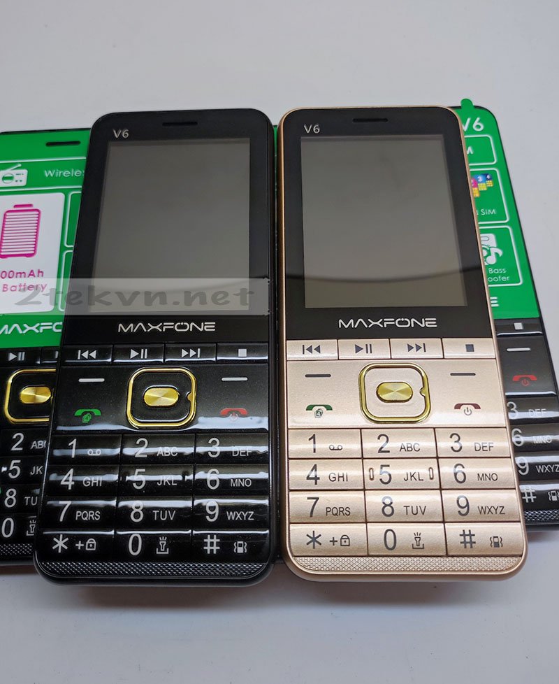 Điện thoại 4 sim siêu mỏng v6/v12 pin khủng giá rẻ