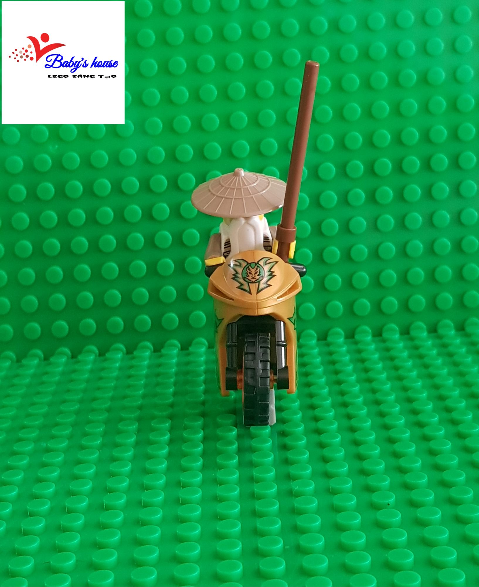 Minifugires nhân vật ninja kèm xe đua