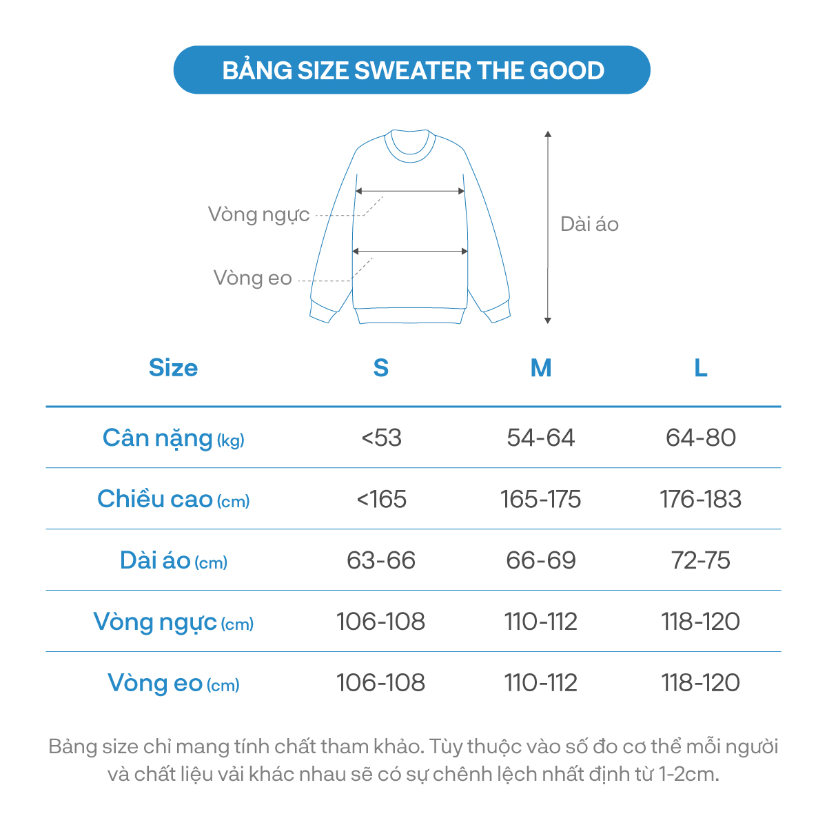 Áo Sweater THE GOOD/ Basic Sweater