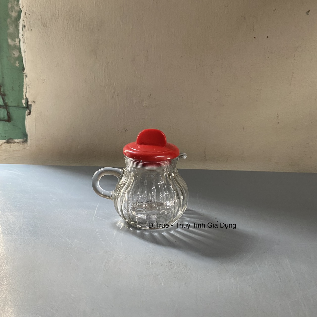 Bình Thủy Tinh Chiết Rót Nước Mắm/Nước Tương 200ML