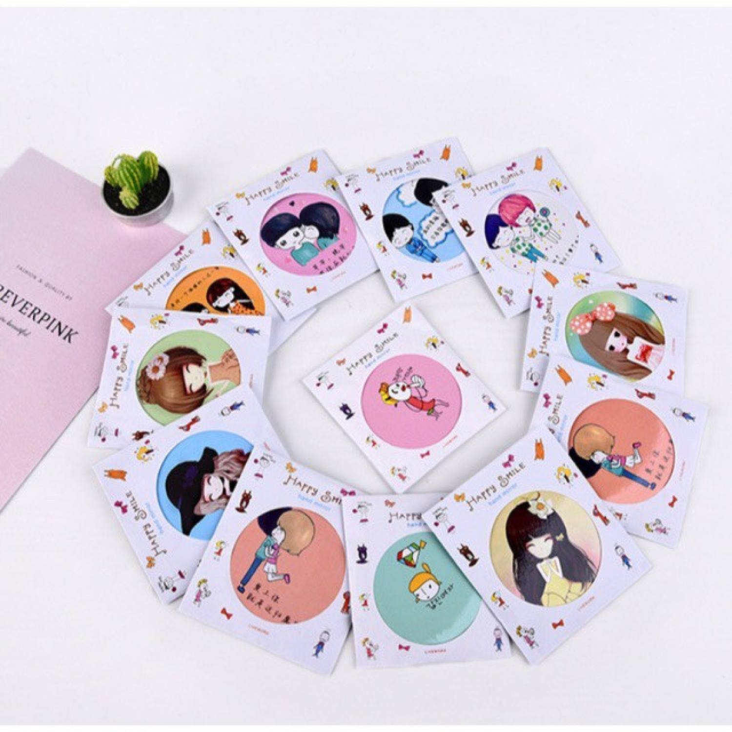 Gương tròn mini xinh xắn, gương mini [ MÃ B401 ]