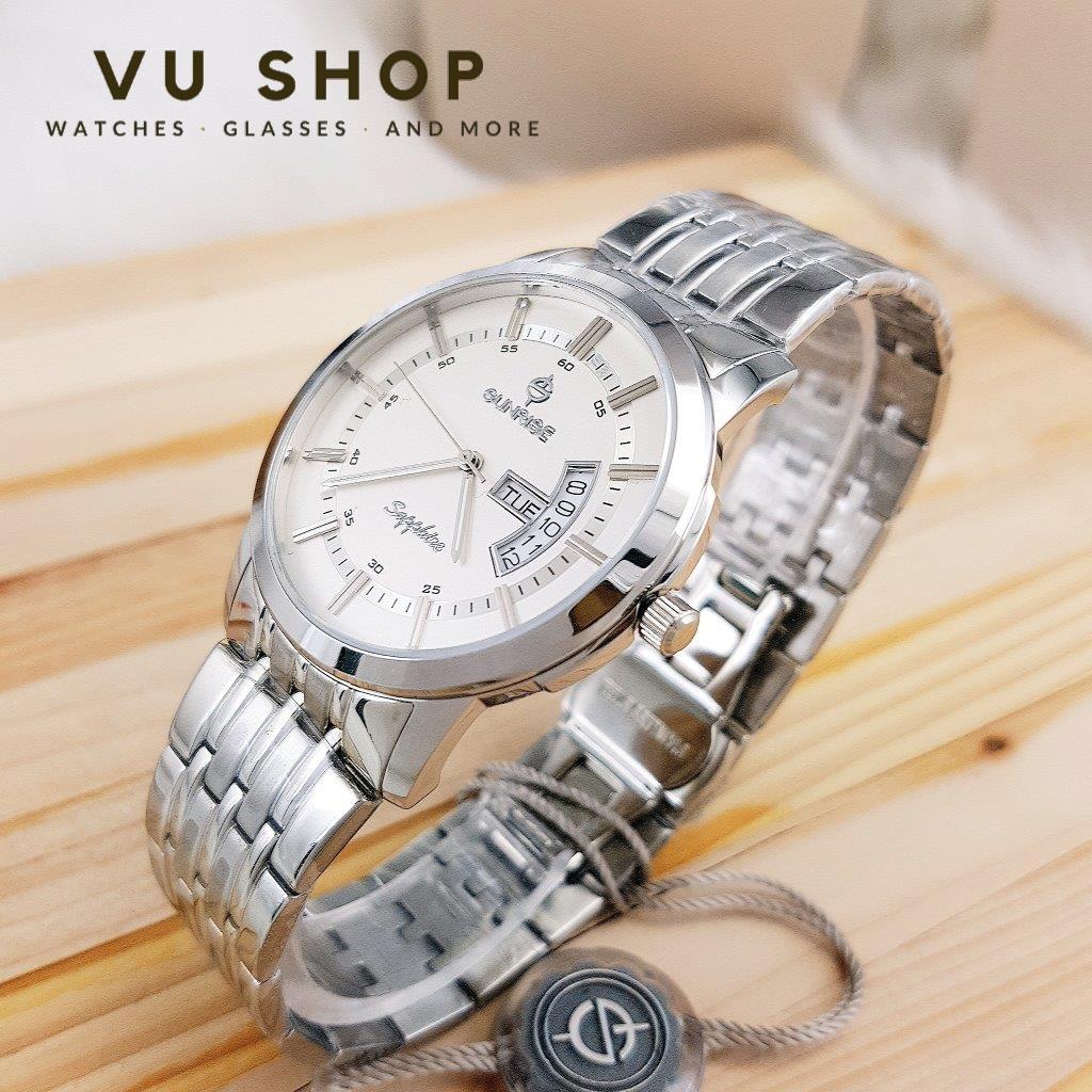 ĐỒNG HỒ NỮ SUNRISE DM767SWA - KÍNH SAPPHIRE (BẠC)