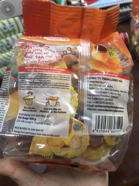 Thạch Caramen Long hải gói 400g