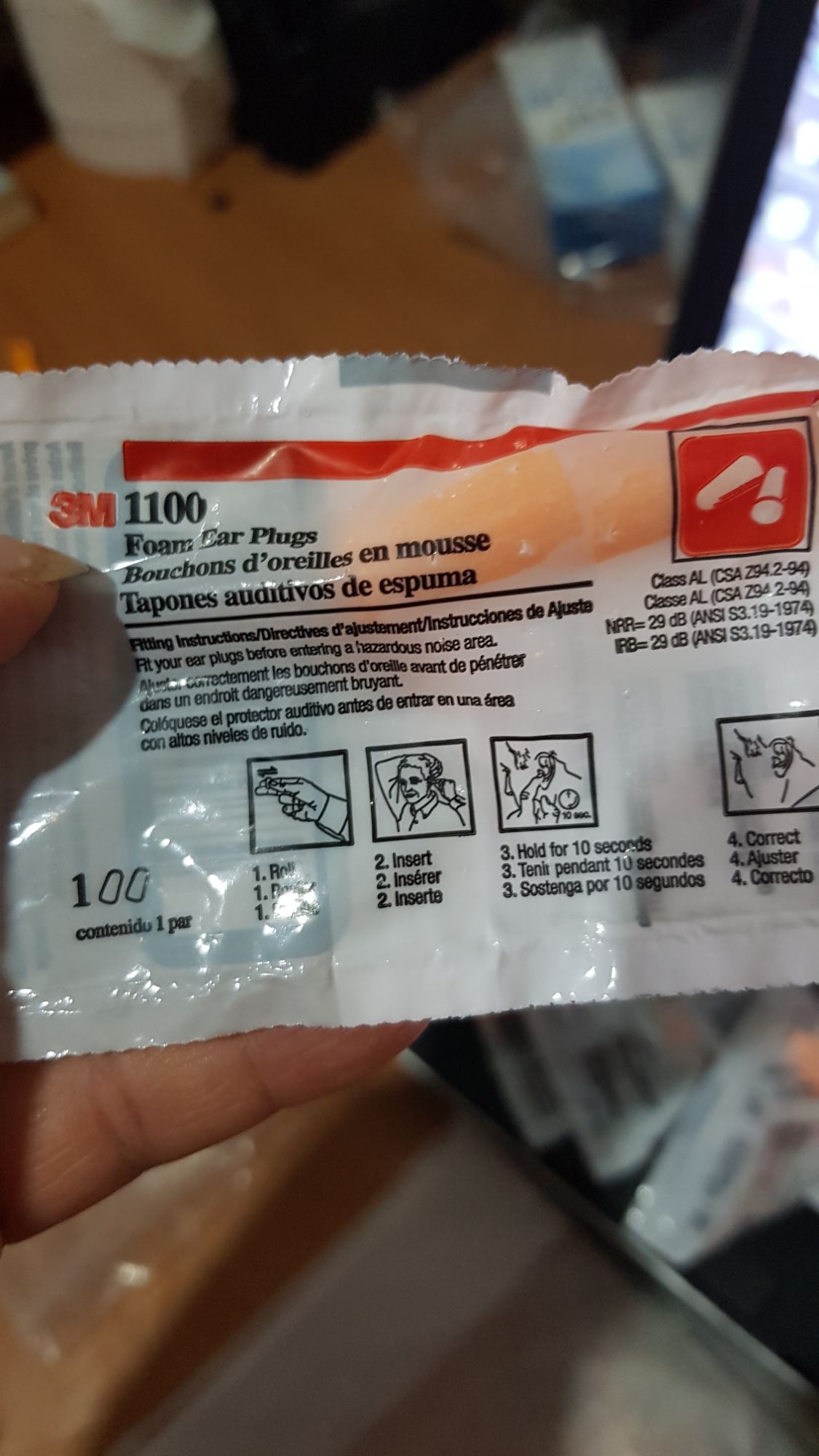 Combo 5 đôi nút bịt tai chống ồn 3M