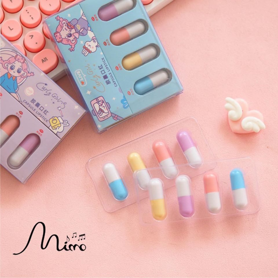 set son mini hình viên thuốc