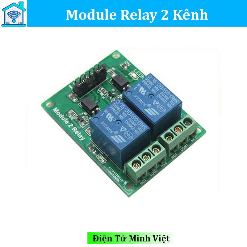 Modul Relay 5v 2 Kênh CÓ CÁCH LY QUANG