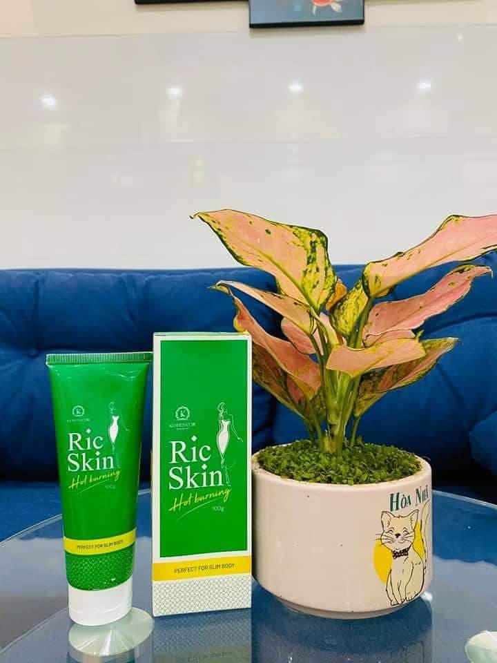 RIC SKIN HOT BURNING Kem Ủ Tiêu Tan Mỡ Bụng, Mỡ Bắp Tay, Mỡ Đùi, Mỡ Toàn Thân