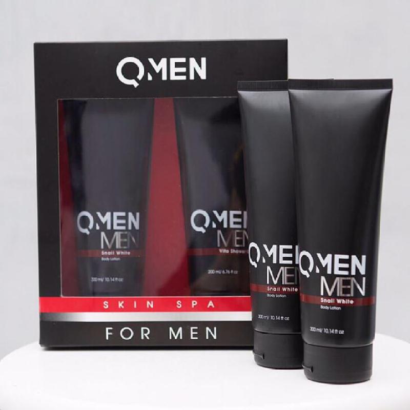 Bộ Đôi Siêu Dưỡng Da Cho Nam QMEN Lotion Body Va Shower Gel
