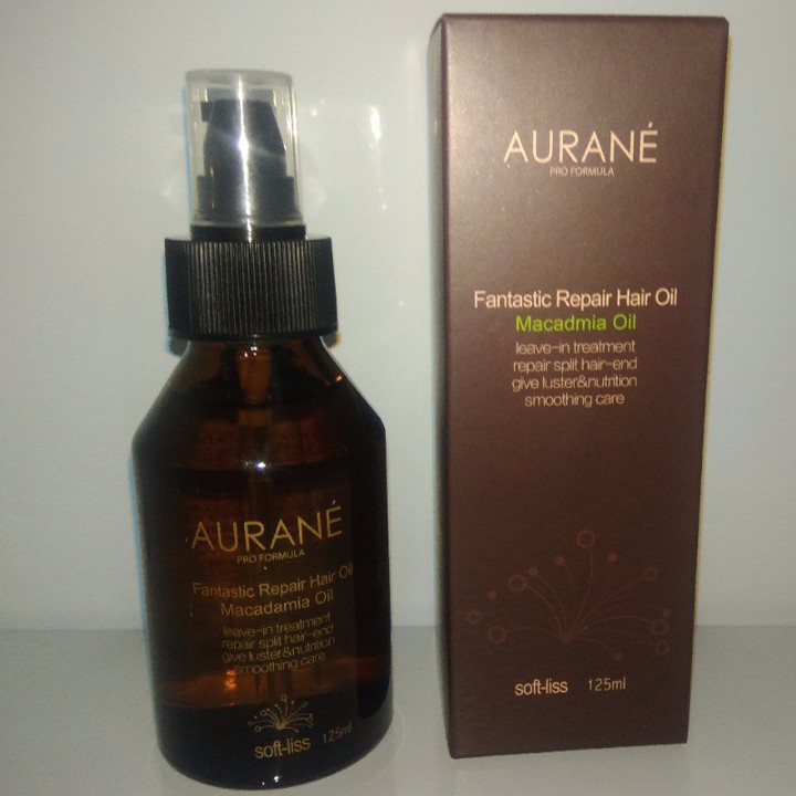Tinh dầu dưỡng tóc aurane - soft liss 125ml chai tròn