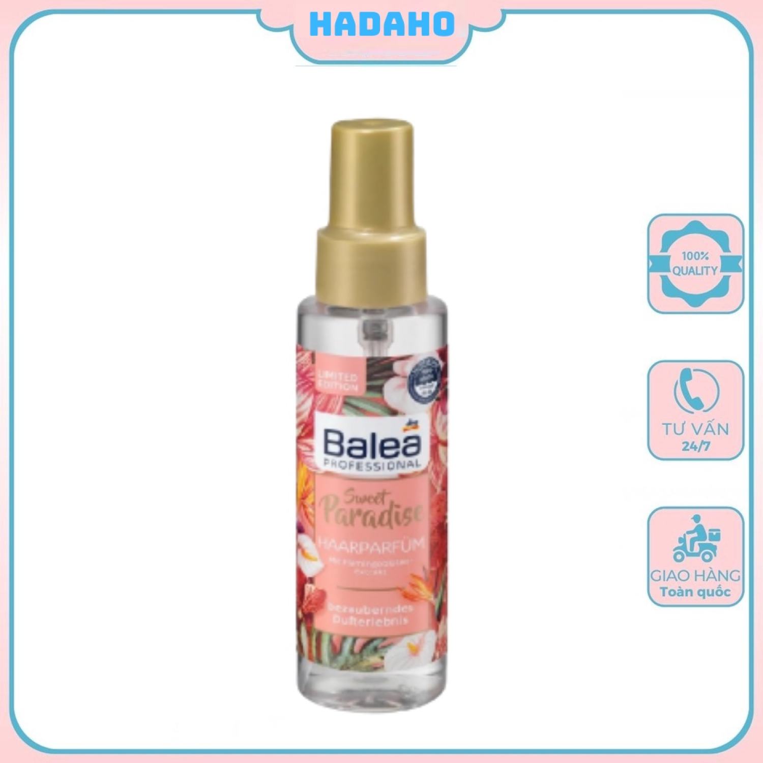 Nước hoa xịt tóc balea limited edition - Đức