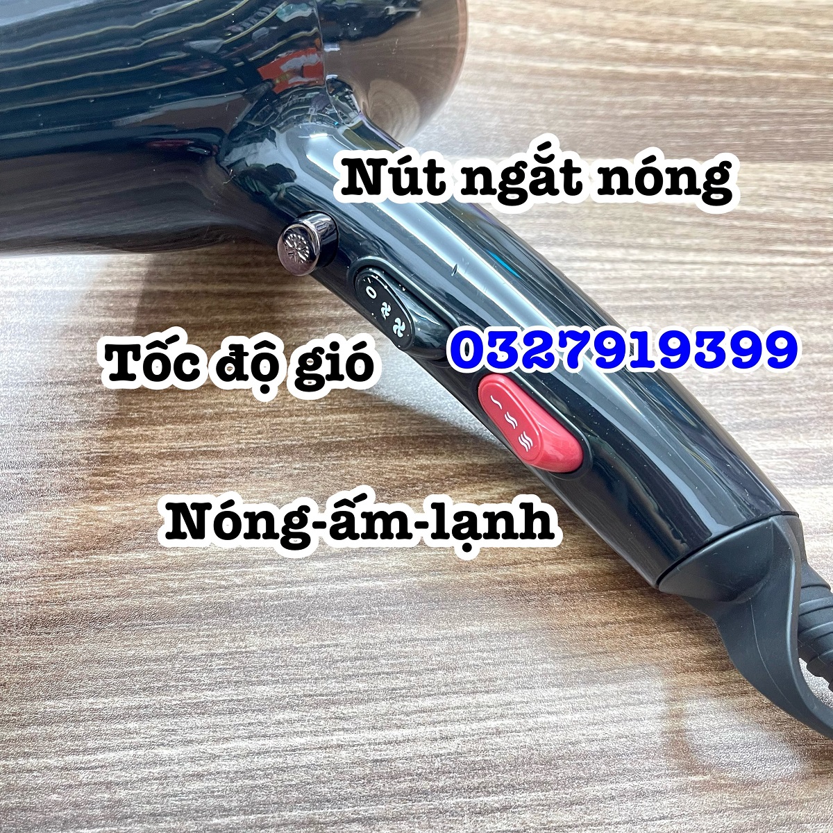 Aonikasi High-End Hair Dryer X2 2500W 2-Way Hot and Cold with Negative Ions and Separate Coolshot Button for Smooth and Tangle-Free Hair