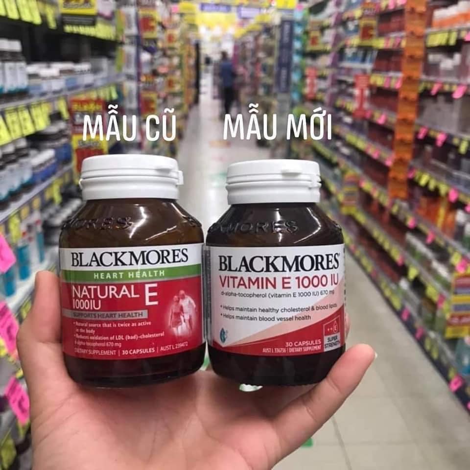 Vitamin E Blackmores - hàm lượng 1000IU
