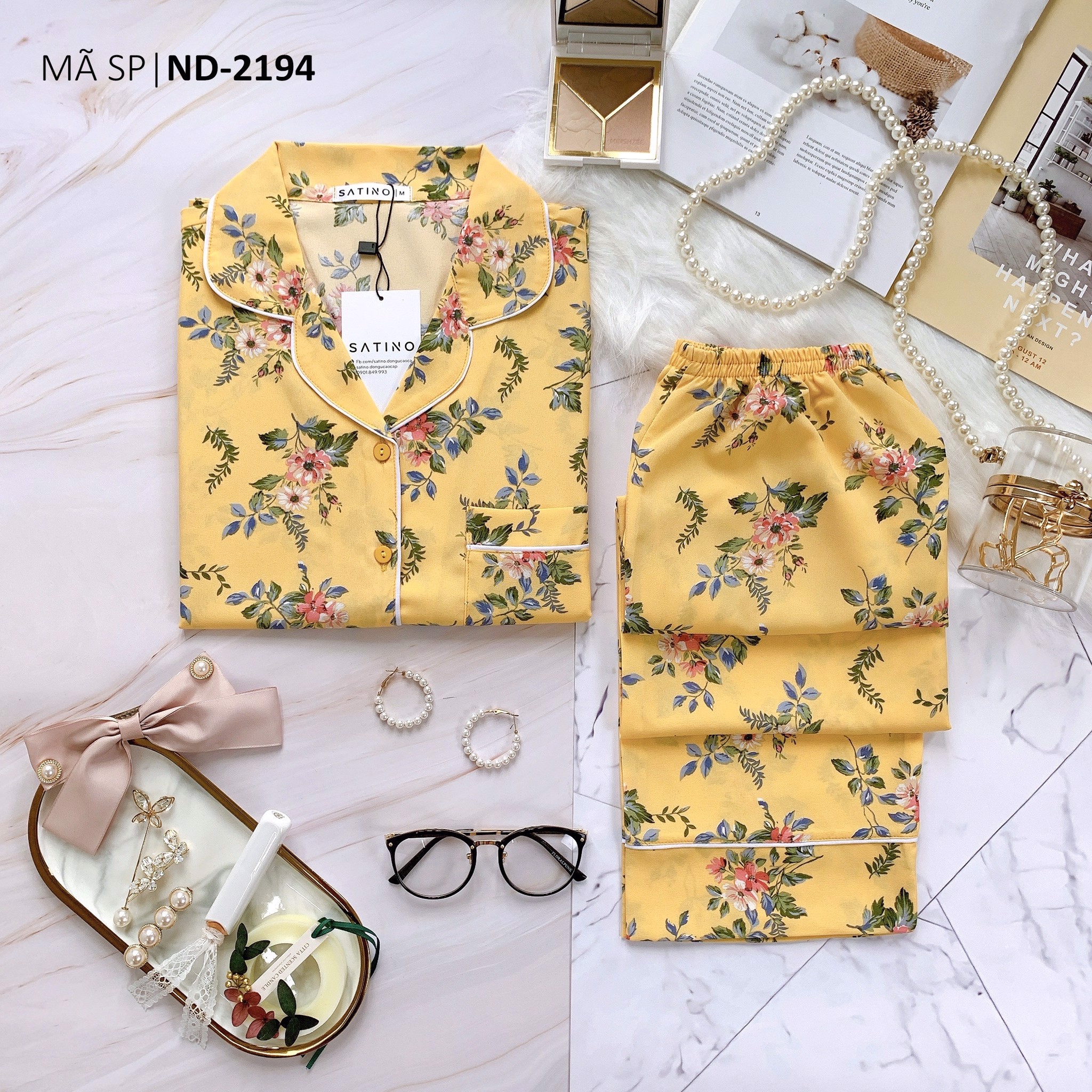 [COMBO 3 BỘ 499K] Pijama TNQD - Lanrey Yellow