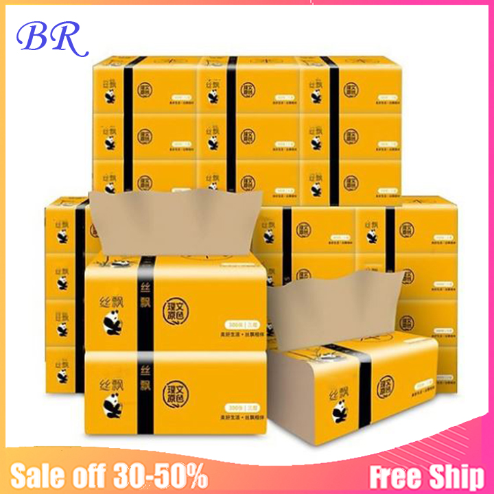 Combo 5 gói giấy ăn gấu trúc sipao.