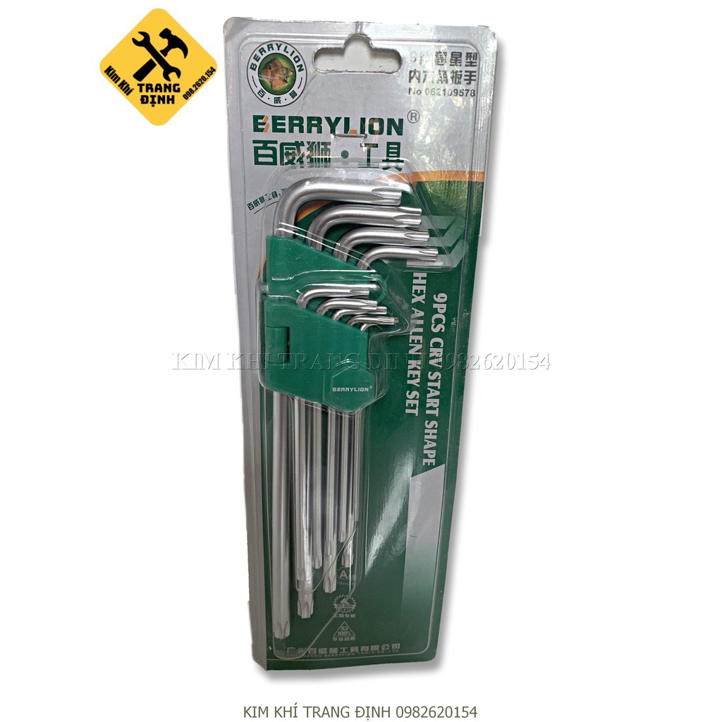 Bộ lục giác berrylion 9 chi tiết - hoa thị