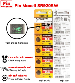 Pin 920 Maxell SR920SW PRO - 1 vỉ 5 viên - Dùng cho Cmos, đồ chơi thumbnail