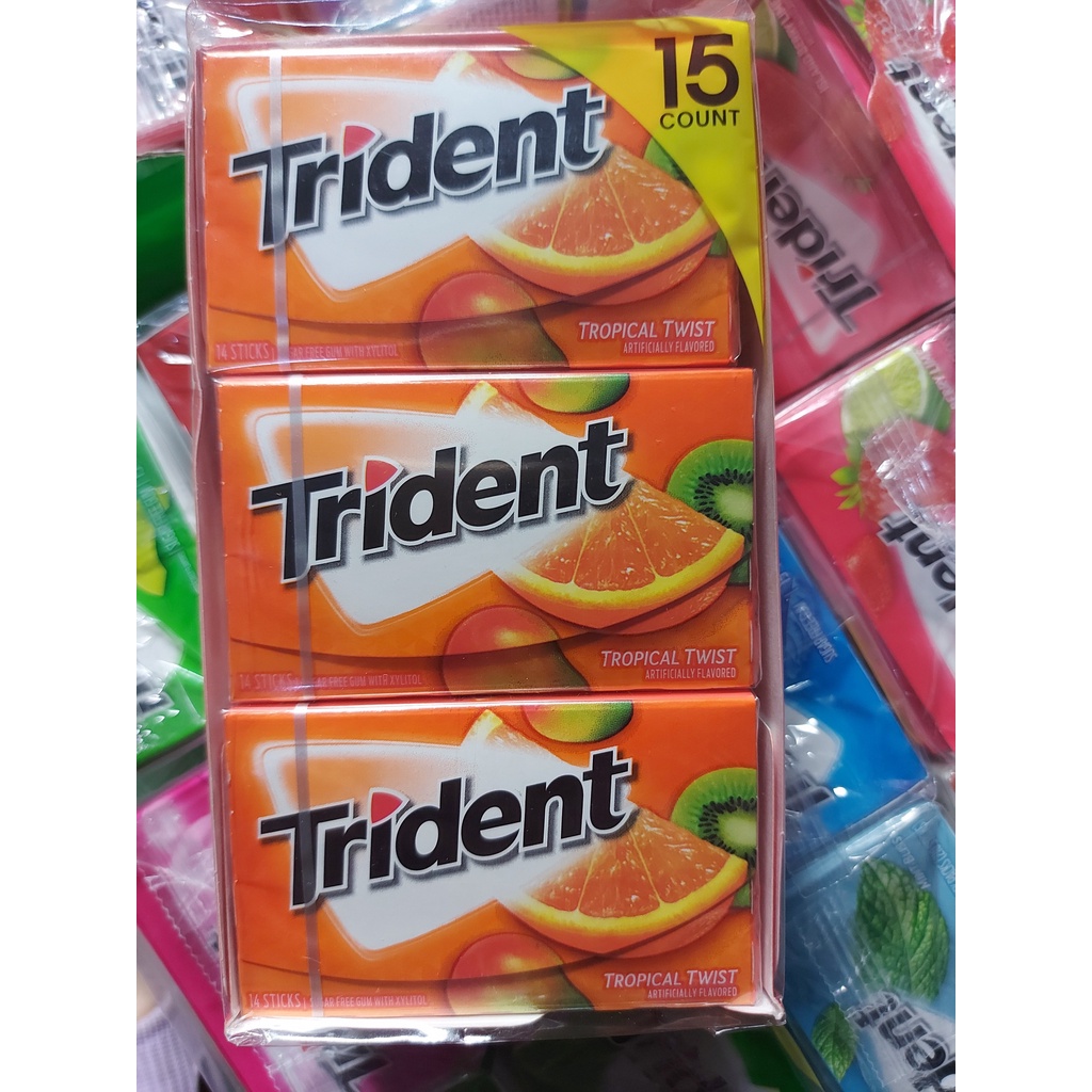Kẹo singum Trident Mỹ - vĩ 14 thanh