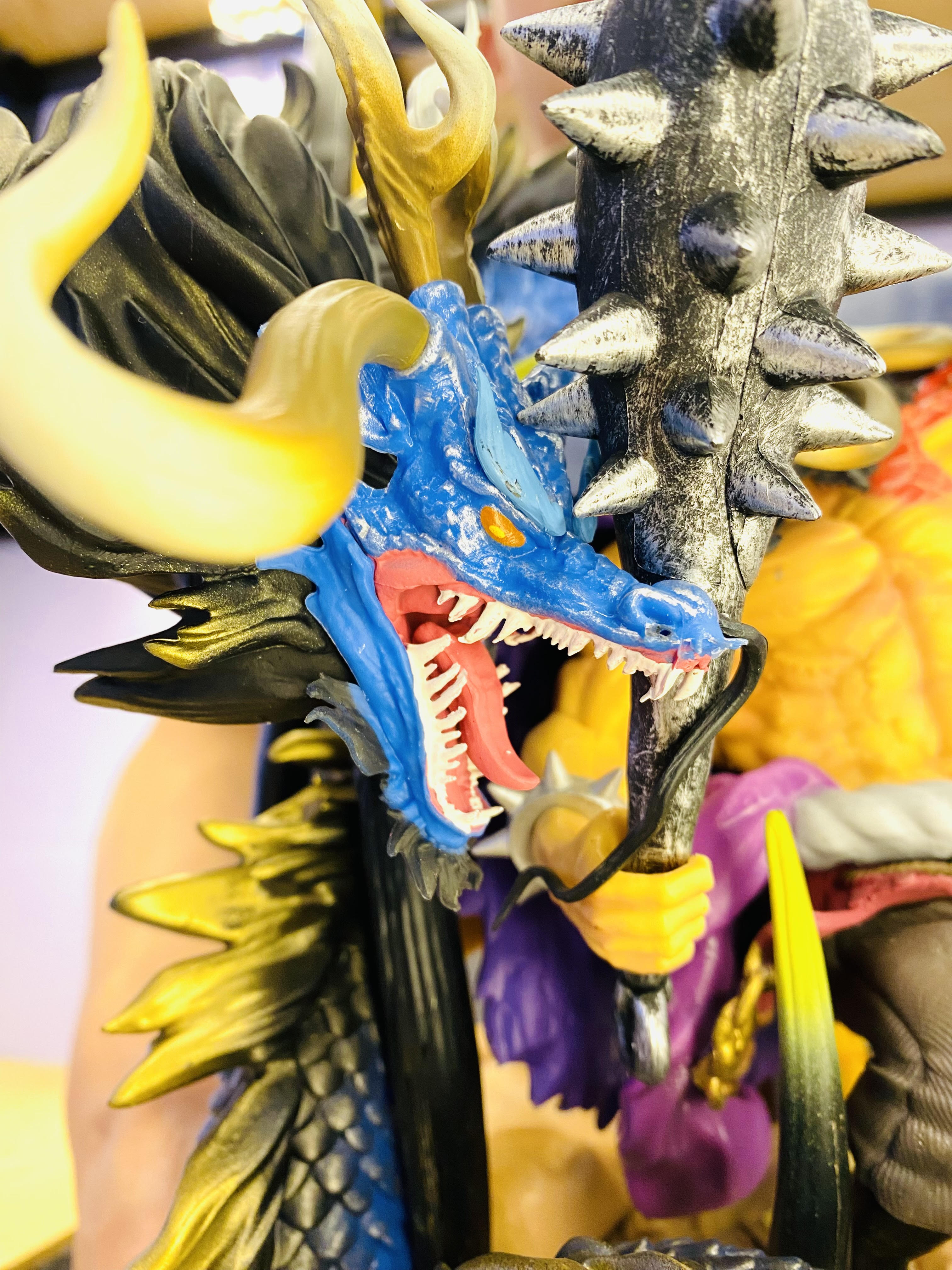 (Ngang 37cm - Cao 28cm) Mô hình OnePiece - Kaido RỒNG
