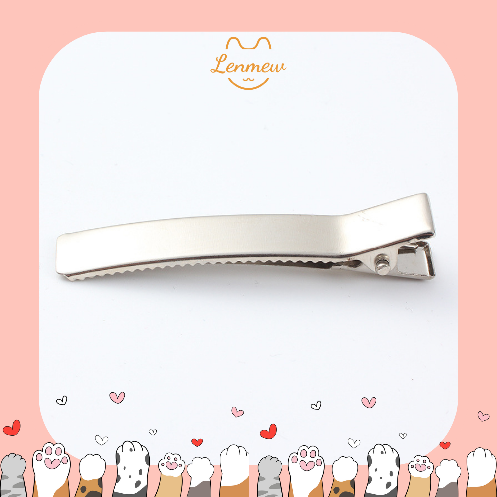 Phôi Kẹp Tóc Mỏ Vịt - Phôi Làm Kẹp Handmade (Set 5 cái)