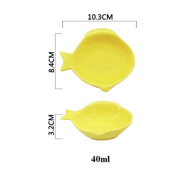 Bát ăn dặm,bát ăn dặm cho bé hình cá cơm mini 40ml cho bé ăn dặm kiểu nhật