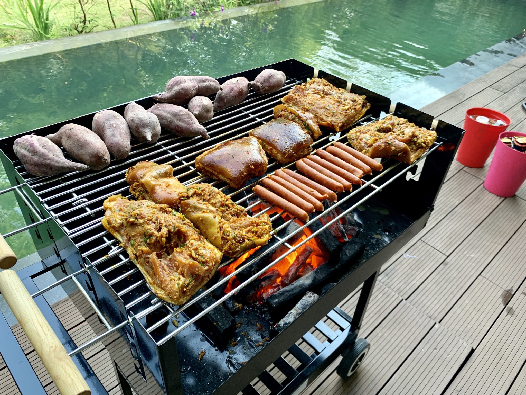 Bếp nướng than hoa CK350 xuất khẩu