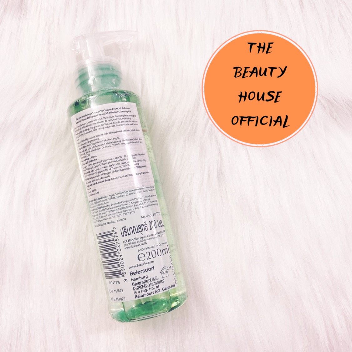 Sữa Rửa Mặt Eucerin Cho Da Nhờn Mụn Eucerin Pro ACNE Solution Cleansing Gel 200ML - 400ML