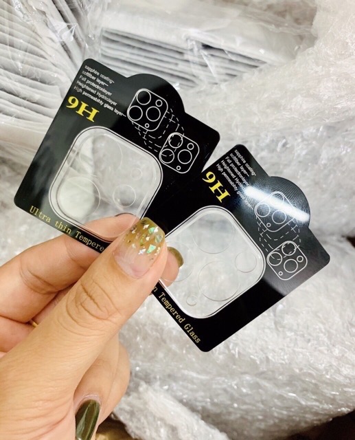KÍNH CƯỜNG LỰC CAMERA IPHONE 11,  IPHONE 11 PRO,  IPHONE 11 PRO MAX - FULL CAM VÀ MẮT CAM