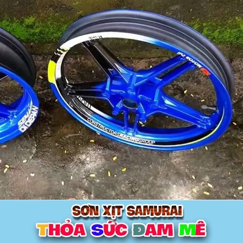 Sơn samurai combo màu xanh gp y3973