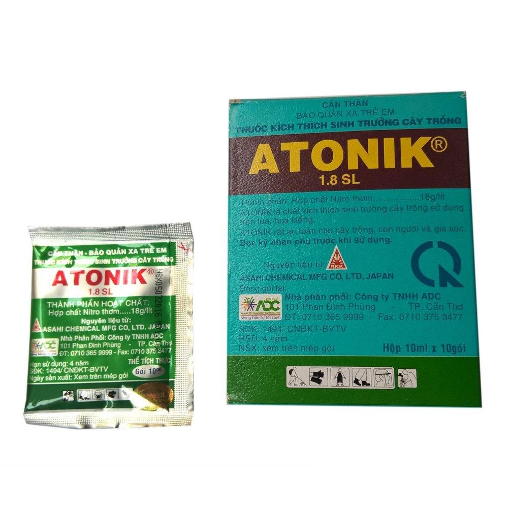 1 hộp 10 gói phân bón lá Atonik-Thương hiệu đến từ Nhật Bản