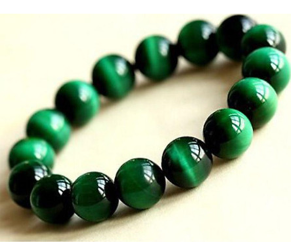 🍁[ GIÁ SỐC ]  Vòng Tay Phong Thủy Đá Mắt Hổ Xanh Lá - Hợp Mệnh Mộc, Mệnh Hỏa - Chiêu Tài Chiêu Lộc,Hình Thực Tế