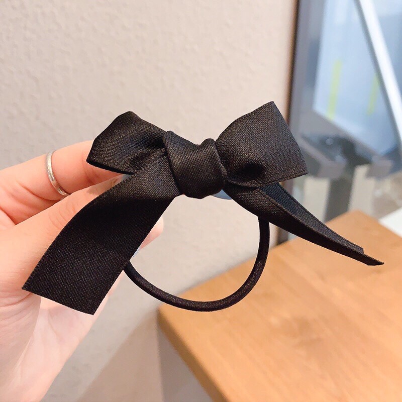 kẹp tóc❤️Dây buộc tóc nơ vải phong cách Hàn Quốc