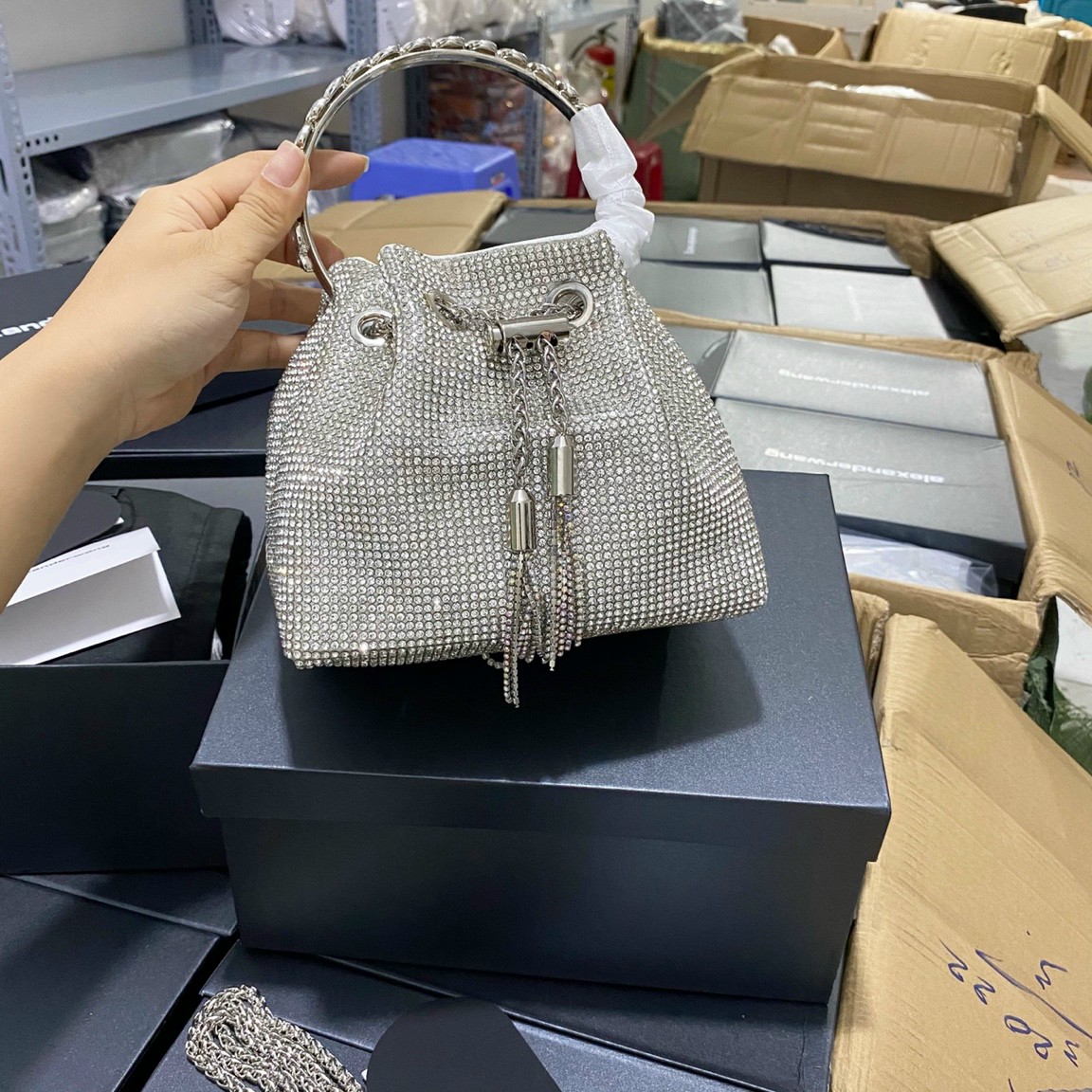 Túi đeo chéo wang siêu xinh fullbox