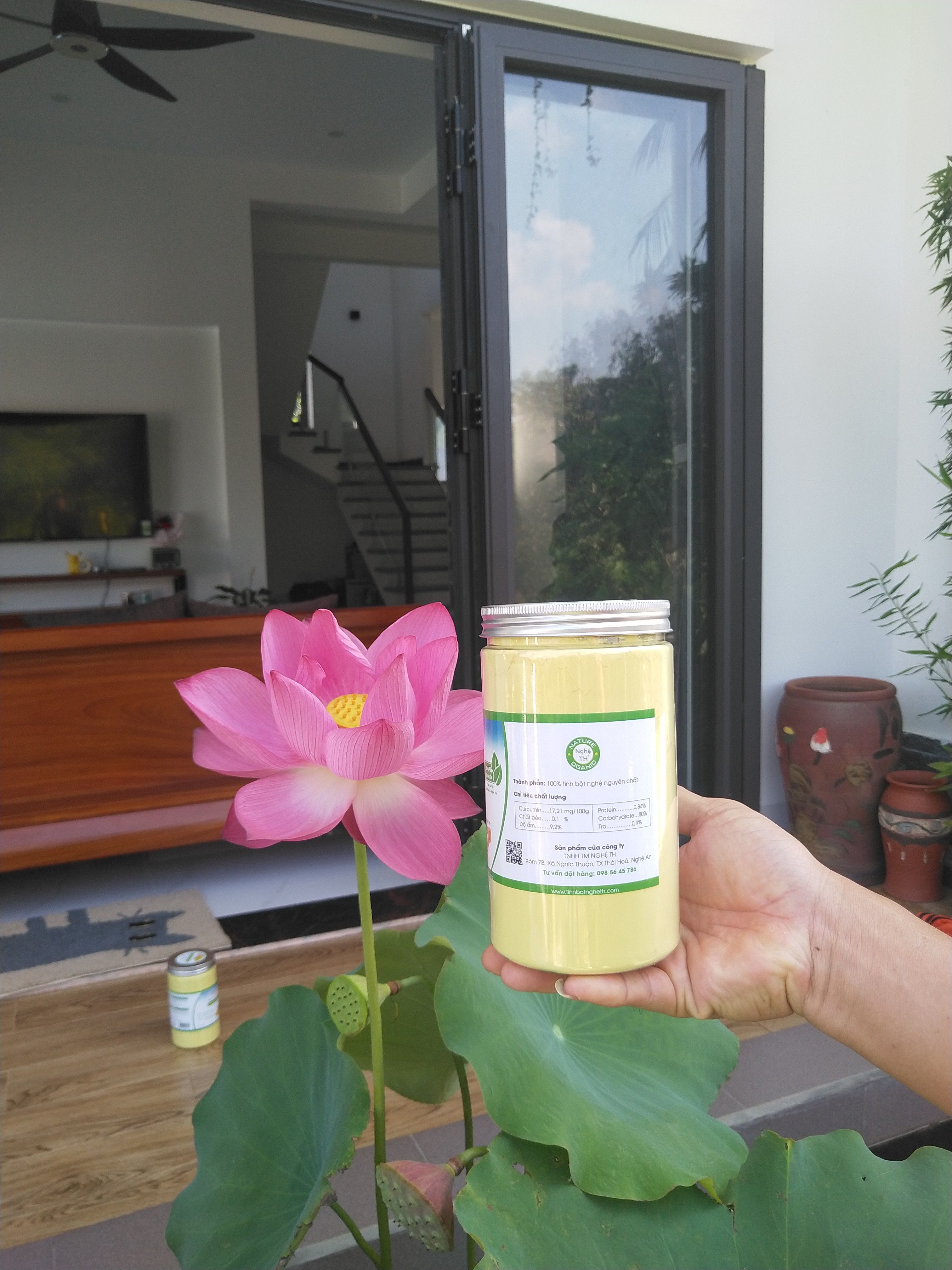 TINH BỘT NGHỆ ĐỎ NANO CURCUMIN 500g