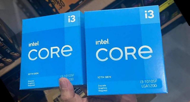 New CPU i3 10105F (3.7Ghz, 4C8T) LGA1200 Box BH 36 Tháng