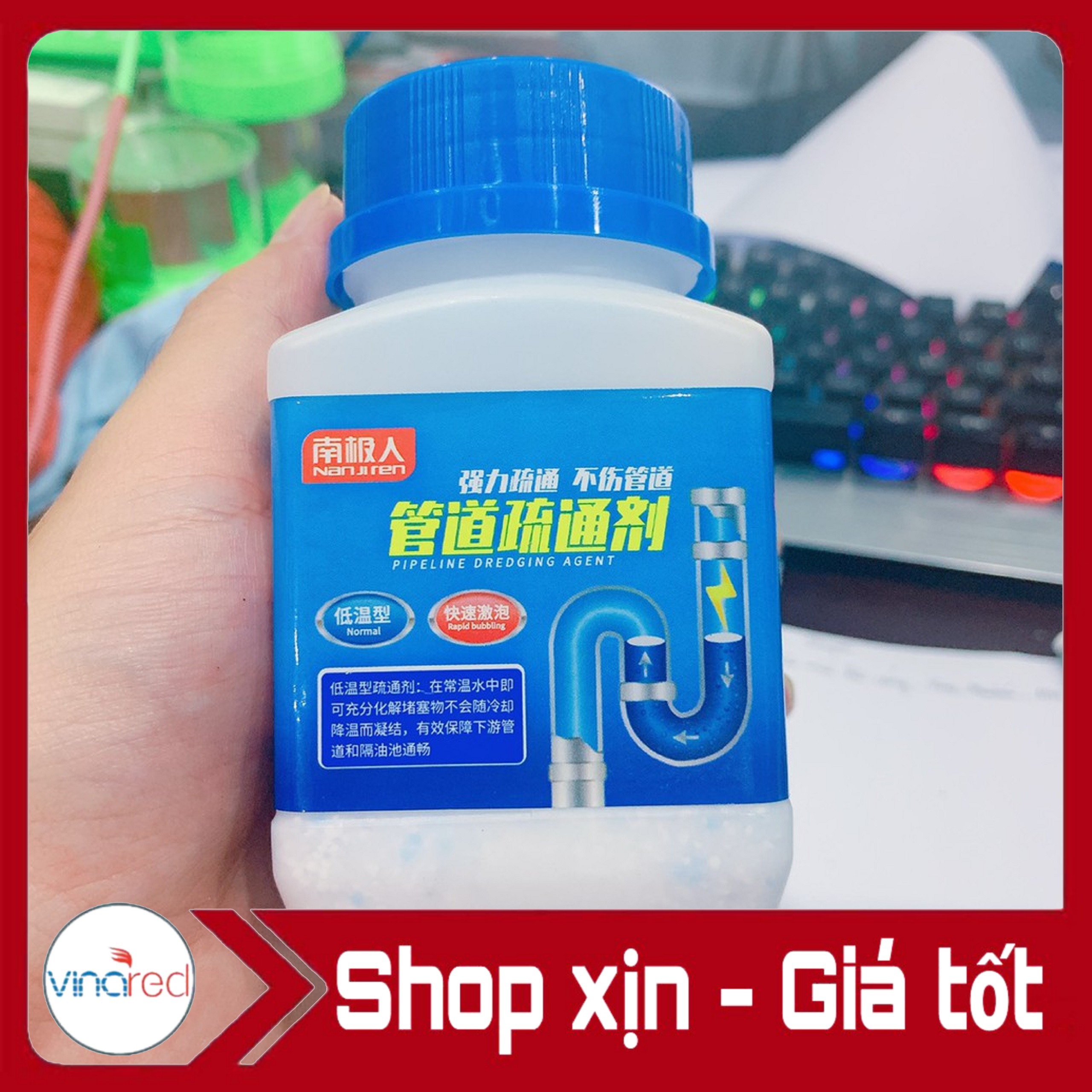 Bột thông cống cực mạnh, bột thông cống Nanjiren thế hệ mới