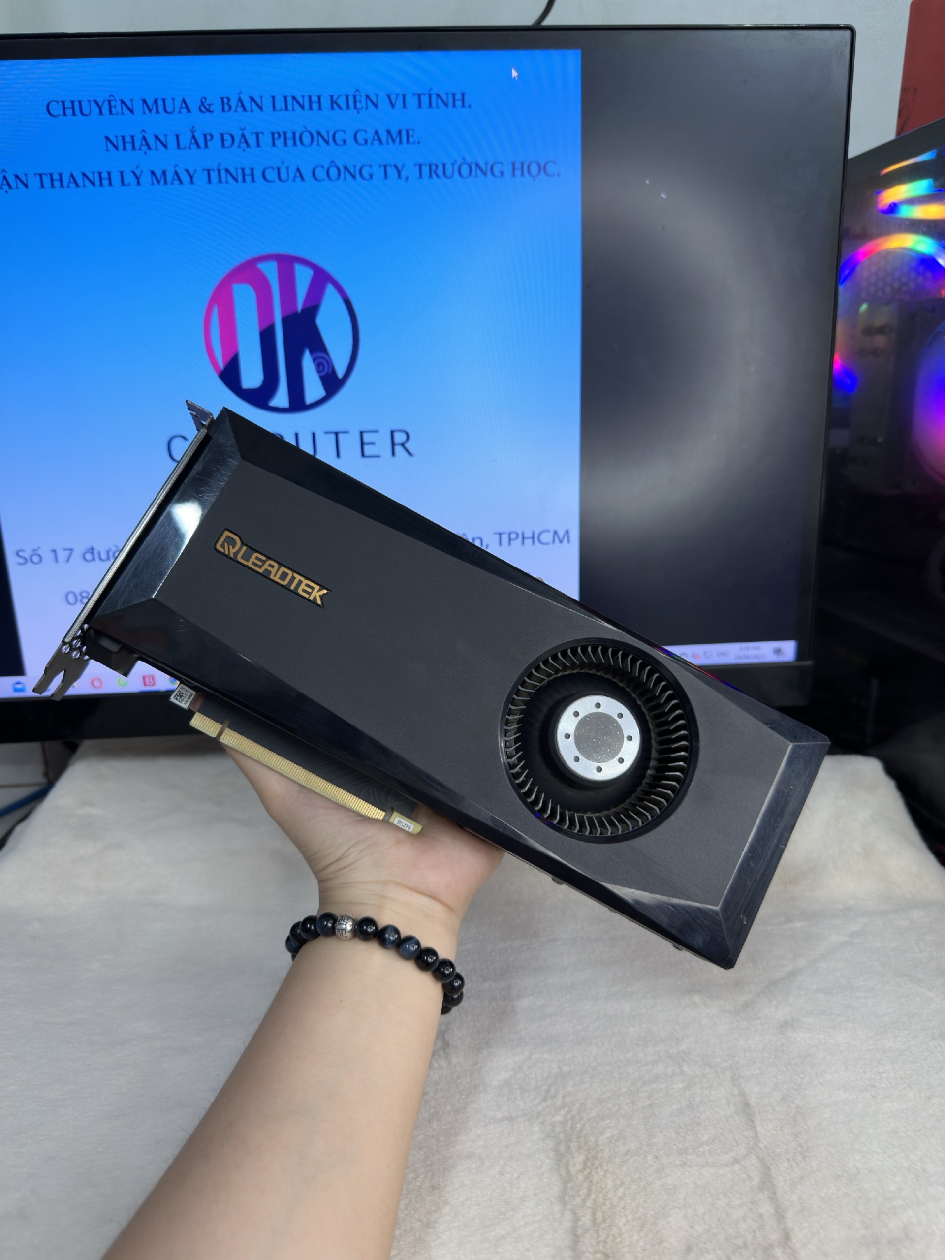 DKCOMPUTER] Card màn hình VGA LEADTEK WINFAST RTX 3060 Ti CLASSIC