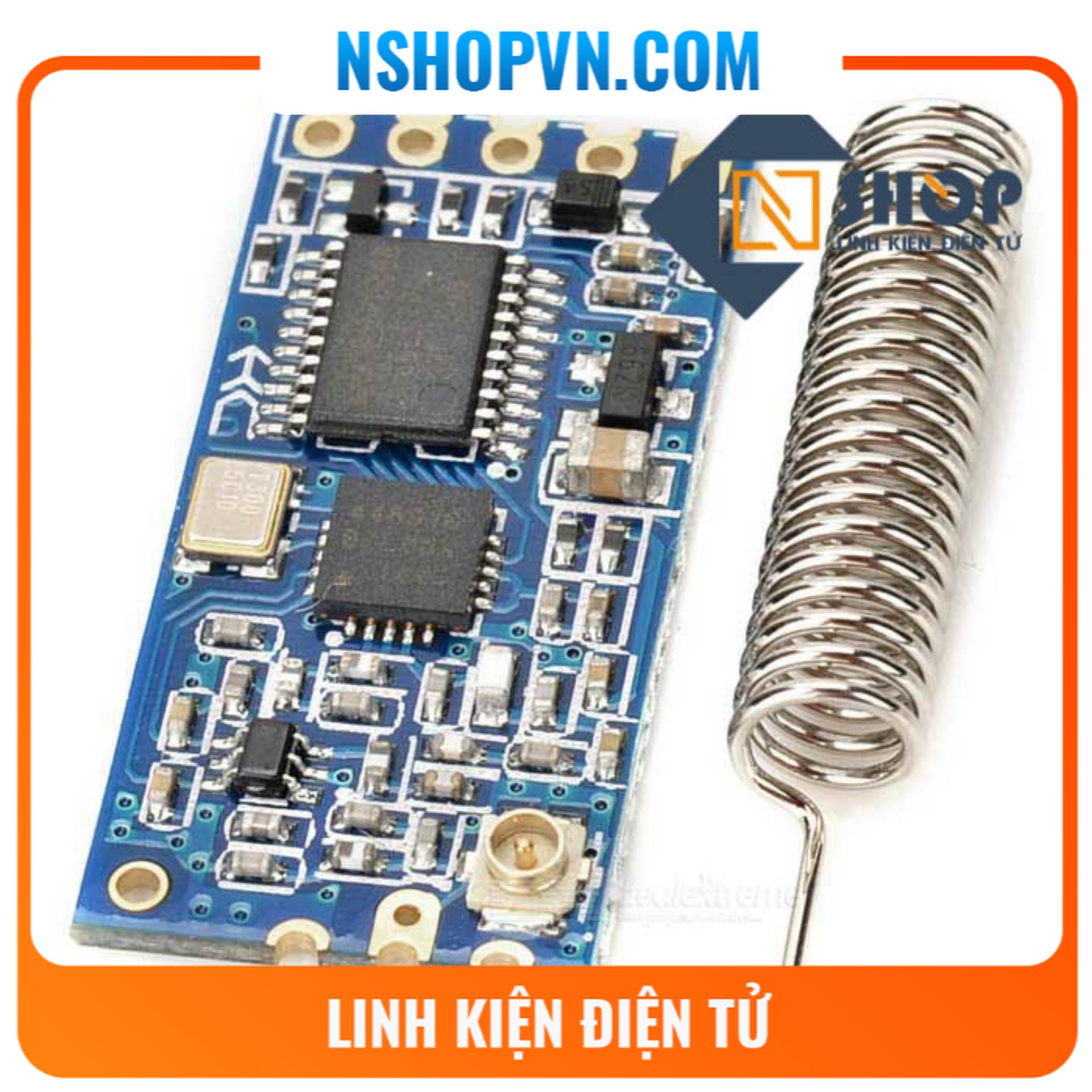 Mạch thu phát rf uart si4463 433mhz hc-12 khoảng cách 1km